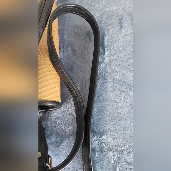 Roche Ventura Large Camel Emu & Burma Leather Autographed Shoulder Bag - Picture 10 of 10